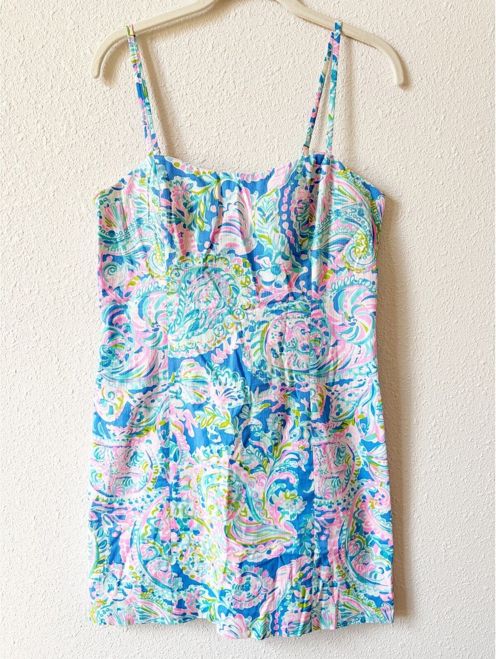 Lilly Pulitzer Shelli Minidress Dream Team Size 8 Colorful Paisley Coastal